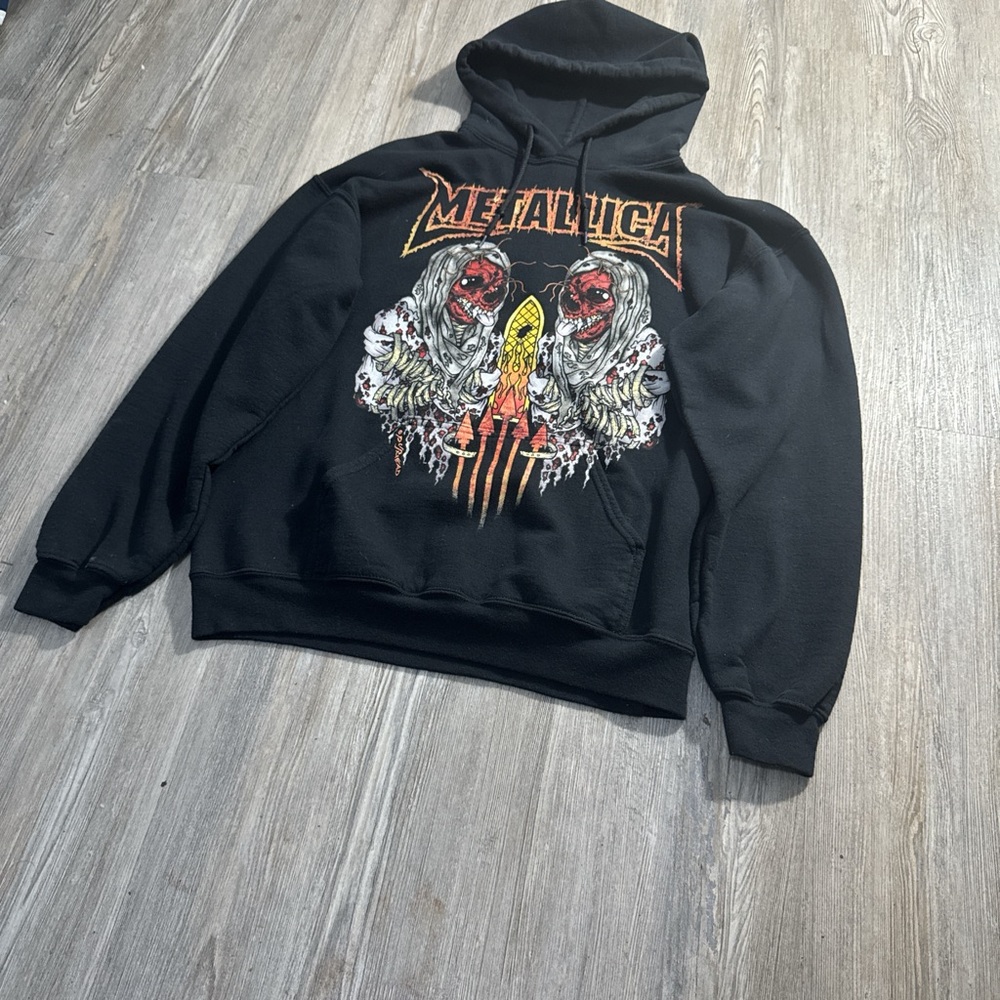 Black Graphic Hoodie